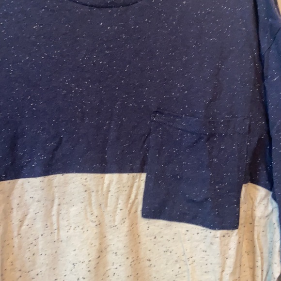 Navy and Cream Color Block 3/4 Sleeve - Picture 2 of 4